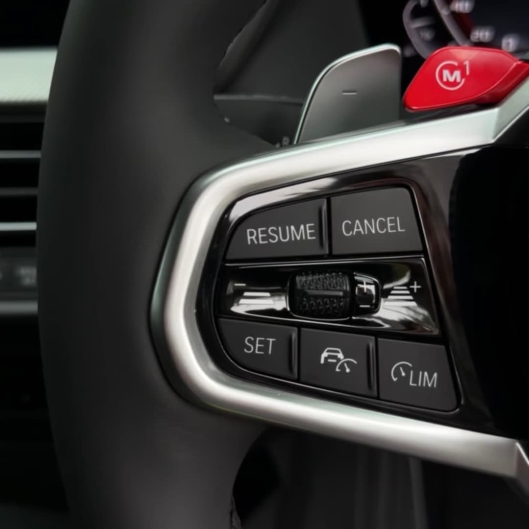 BMW Original CS Steering [Silver Trim] — view 2