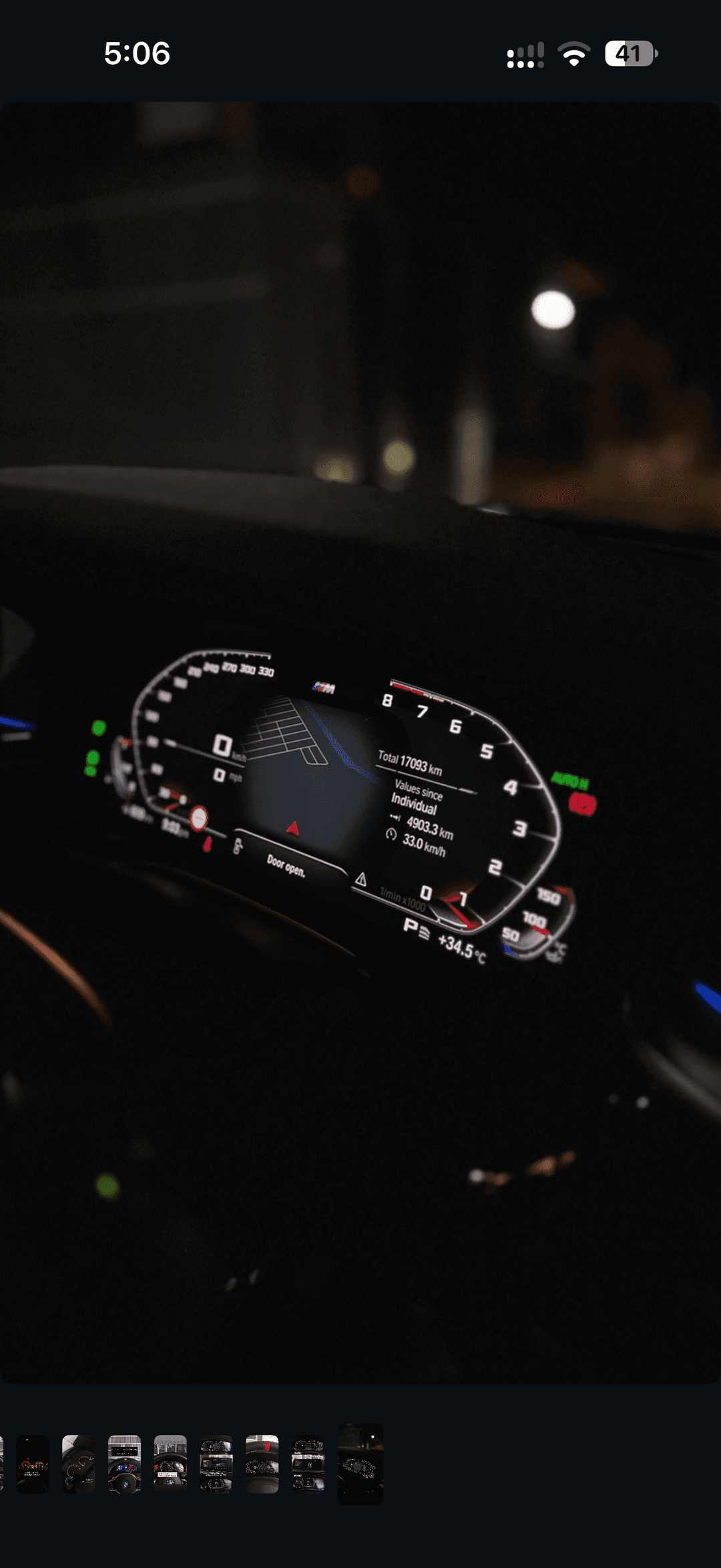 BMW M-Track Meter for ID7/ID8 — view 1