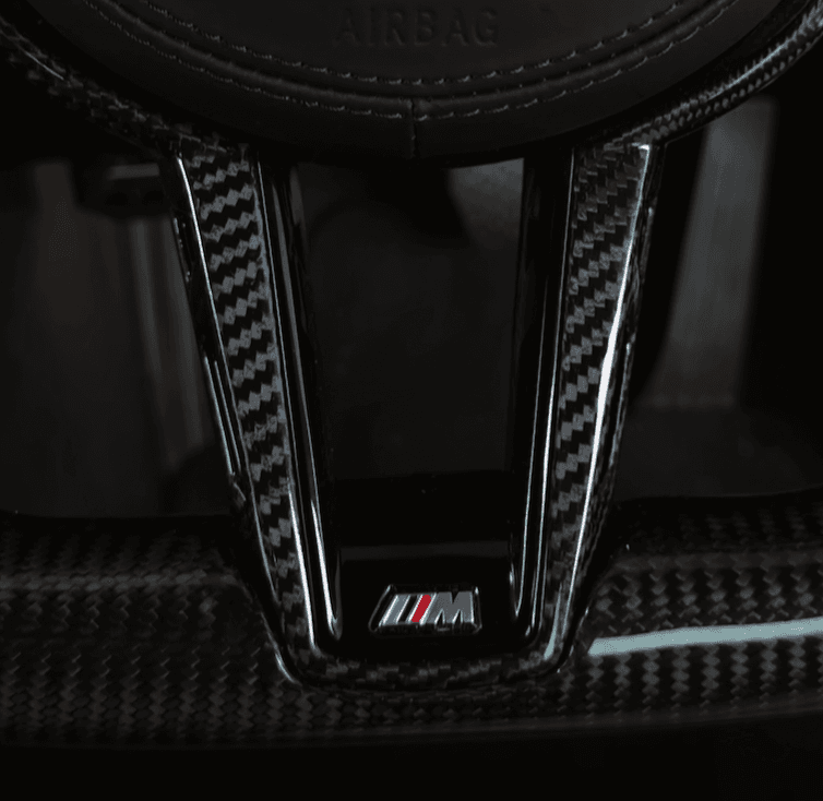 BMW CS Style Full Carbon Steering — view 4