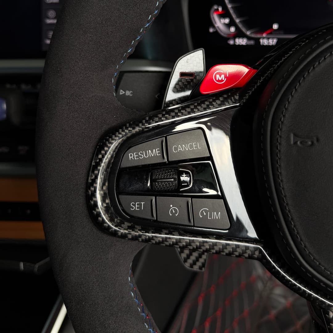 BMW CS Style Full Alcantara Steering — view 2